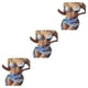 thumbnail image 1 of Naiovety Traje de baño de verano para mujer, traje de baño dividido de tres piezas con estampado teñido, traje de baño a la moda de viaje sin mangas, Azul S 3piezas Naiovety CBP221216, 1 of 6