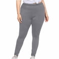 thumbnail image 2 of Sevevn Fashion Plus Size Womens Sexy Leggings Trousers Yoga Sport Hole Casual Pants Gray XXL Clearance Sales Online Deals, 2 of 7
