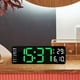 thumbnail image 5 of Reloj de pared digital Zulema Pantalla LED Mute 32 cm verde, 5 of 8