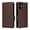Brown, variant on Wallet Case for Boost Mobile Celero 5G 2024 Flip Cover with Card Slots & Kickstand Black