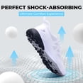 thumbnail image 3 of Artlea Men's Golf Shoes Spiked Golf Sneakers for Men Professional Non-slip Walking Shoes for Golfers, US Size 9, 3 of 7