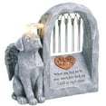 thumbnail image 5 of The Lakeside Collection Solar Pet Memorial Statues - Cat 9 inch Garden Statue, 5 of 5