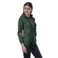 thumbnail image 5 of Moomaya Womens Zip Up Hoodie Full Sleeves Top w/ Pockets Casual Hoodies, 5 of 9