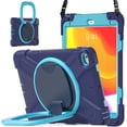 thumbnail image 4 of Funda a juego para iPad Mini 4/5 con correa para el hombro, soporte de anilla ajustable grande, portalápices y protección contra golpes., 4 of 5