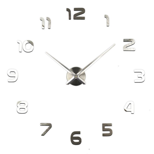 Bearachild Etiqueta engomada del diseño del reloj de pared 3D Decoración única Habitación de la oficina en el hogar Decoración del hogar No.2 Bearachild HA025564-02