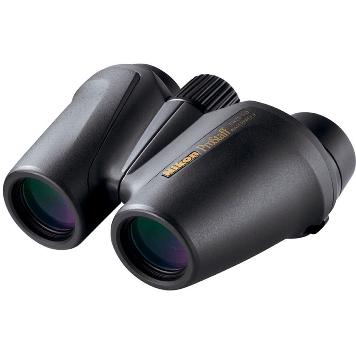 Nikon 10x25 ProStaff ATB Compact Water Proof Porro Prism Binocular with 5.0 Degree Angle of View, Black