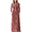 Red Floral, variant on Women Long Sleeve Loose Plain Maxi Pockets Dresses Casual Long Dresses