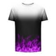 thumbnail image 4 of Mens Casual Pantalones Cortos Cuello Redondo Gradación Impresión Suéter Camiseta, Blusa Deportiva de Fitness para Hombres, 4 of 5