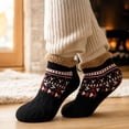 thumbnail image 6 of IAJDKMEK Christmas Slipper Socks for Adults Warm - Thick Fuzzy Floor Socks Cozy House Home Wear Soft Lined, Great for Gifts & Home Use, 6 of 6