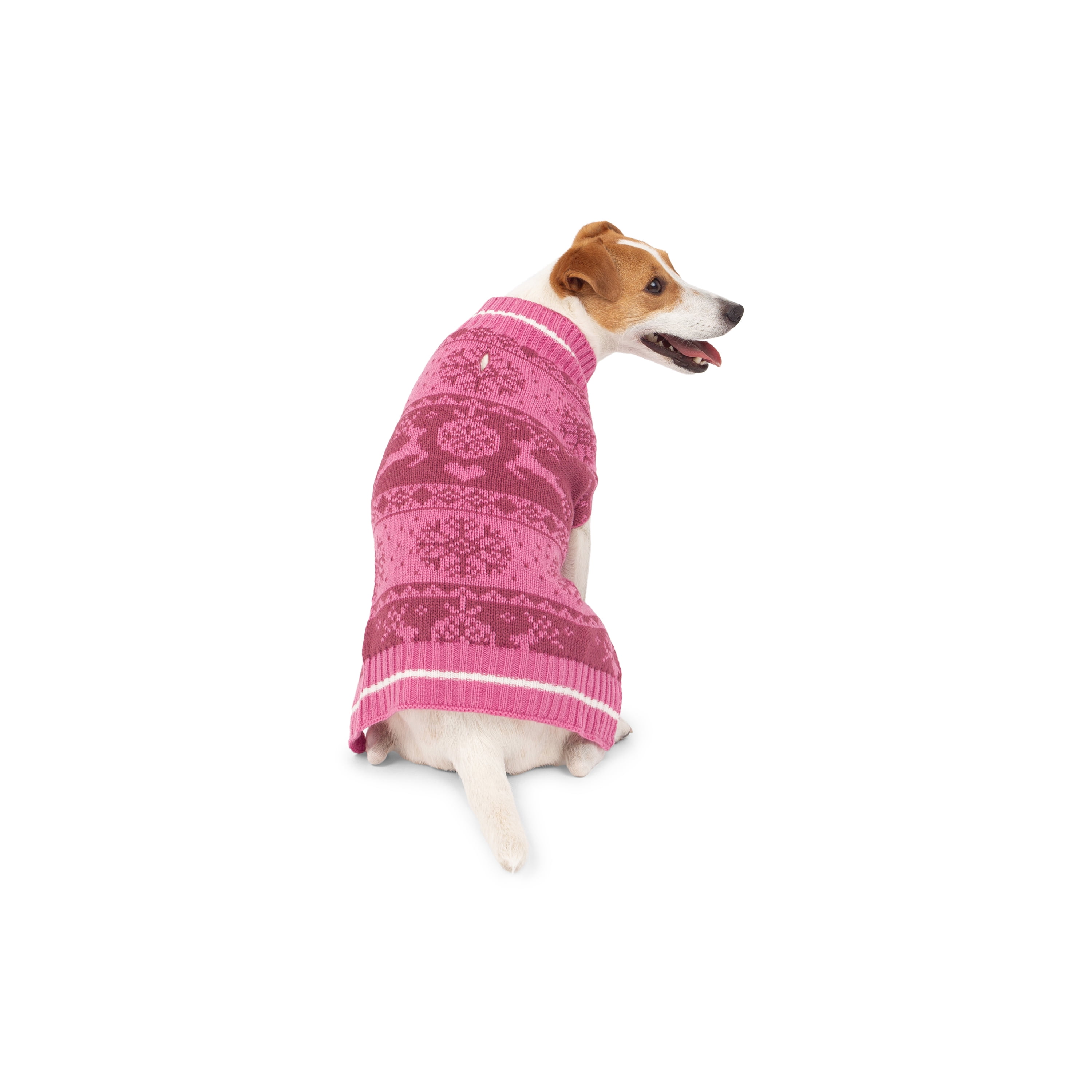 One Paw, Pull Jacquard Renne, Pull pour chien, Motif tricoté festif ONEPAW EX PULL DE RENNE