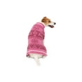 thumbnail image 2 of One Paw, Reindeer Jacquard Sweater, Dog Sweater, Festive Knitted Pattern, 2 of 6