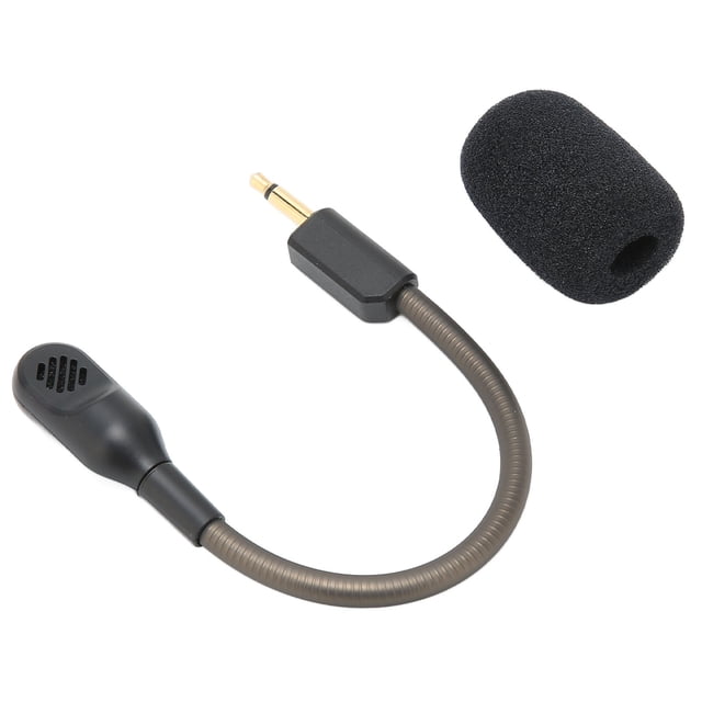 Micrófono de repuesto para auriculares para juegos Razer BlackShark V2 desmontables con conector de 3,5 mm y cancelación de ruido