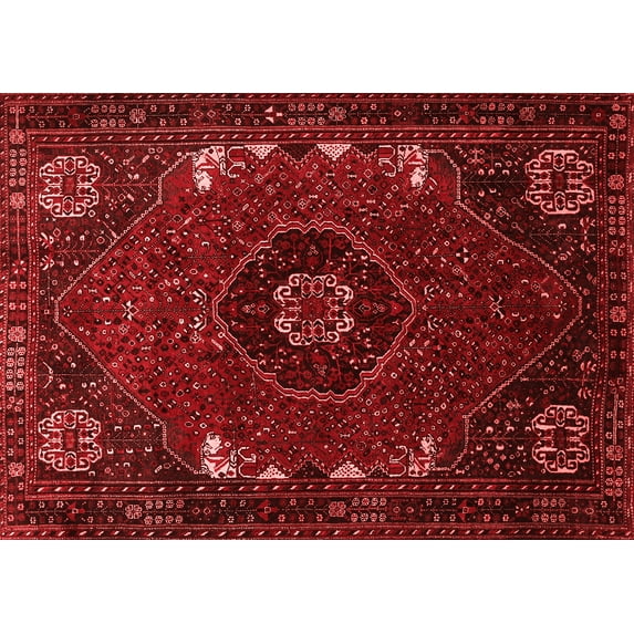 Ahgly Company Indoor Rectangle Persian Red Traditional Area Rugs, 2' x 3'
