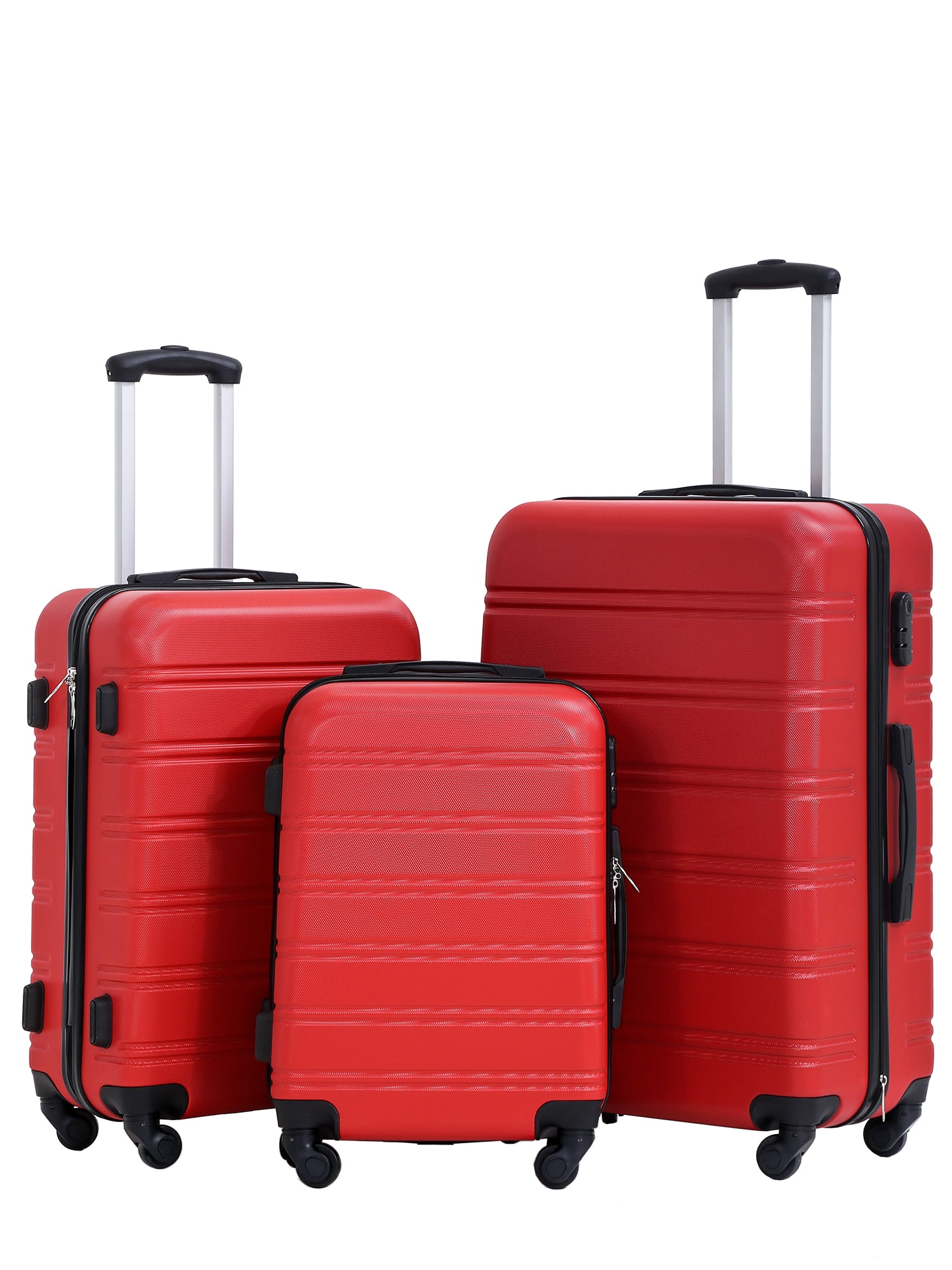 【せんのでご】 Recaceik Luggage 3 Piece Suitcase Set with Spinner Wheels TSA ...