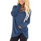 thumbnail image 1 of Jersey para mujer, camisa con cuello cruzado, manga larga, sudadera informal holgada para otoño, 1 of 5