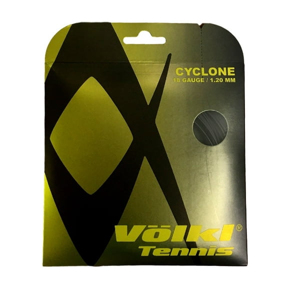 Volkl Cyclone 18g Tennis String Set - Black