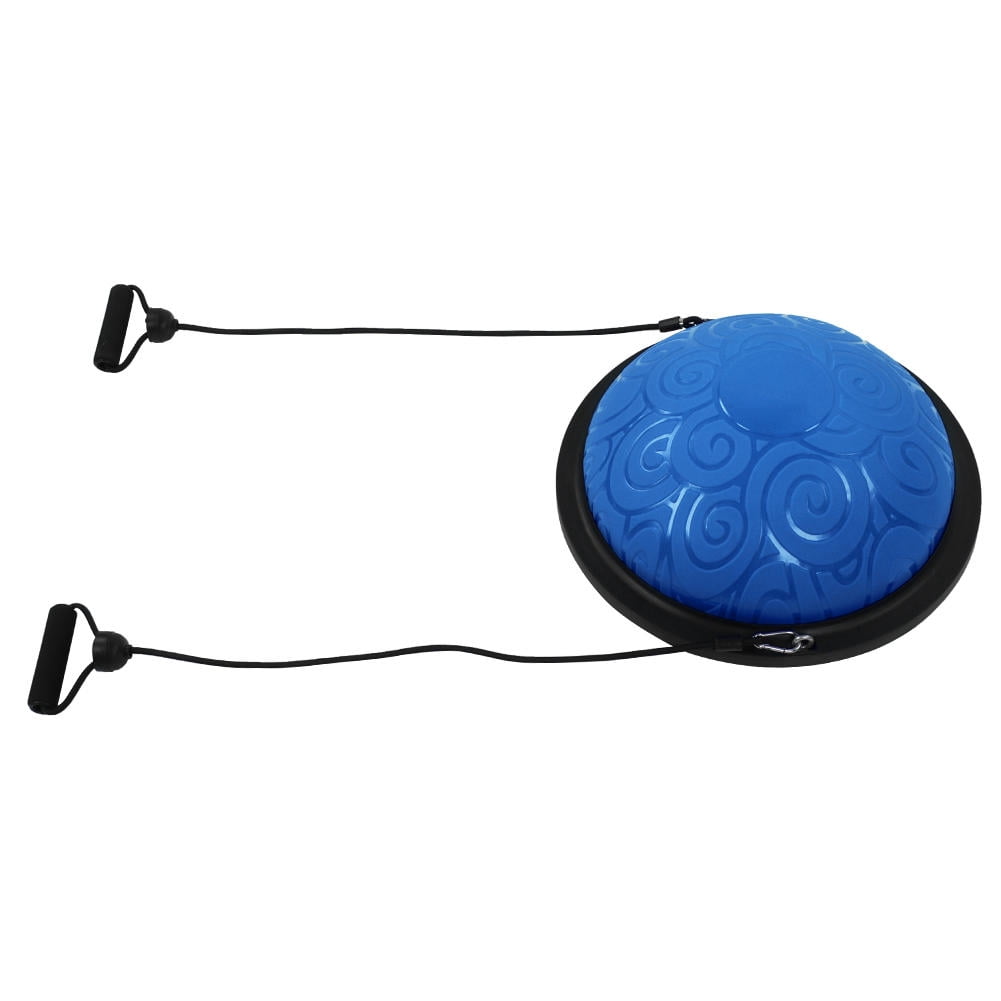 LAZIOEGR 19.7" Explosion‑Proof Balancing Half Ball Trainer – Blue, 6‑Foot Antislip Base, Multi‑Purpose Fitness & Massage Ball for Strength, Core & Weight Loss