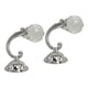 thumbnail image 4 of 2 piezas de ganchos de sujeción de cortina de cristal, gancho decorativo para cortina Plata Zulema Ganchos de cortina, 4 of 8