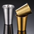 thumbnail image 2 of Vaso de cerveza de acero portátil para exteriores, de una sola capa, para bebidas frías, para acampar, 2 of 3