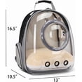 thumbnail image 7 of LAIRIES Small Medium Space Capsule for Travel Hiking Outdoor Cat Backpack Carrier, 12 lb Limit, 7 of 7