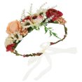 thumbnail image 2 of KAKOWELY Collar de flores para boda de perro, corona floral para perro, para boda, collar para mascota, gato, perro, accesorio de fotografía para mascota, 2 of 4