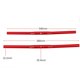 thumbnail image 4 of Manillar de Bicicleta de Aleación de Aluminio Recta de Aleación de Aleación de Barra de Barra de Barra 580 / 540mm 25.4mm / 1 Pulgada de La Abrazadera Rojo 580mm Macarena Manillar de bicicleta, 4 of 5