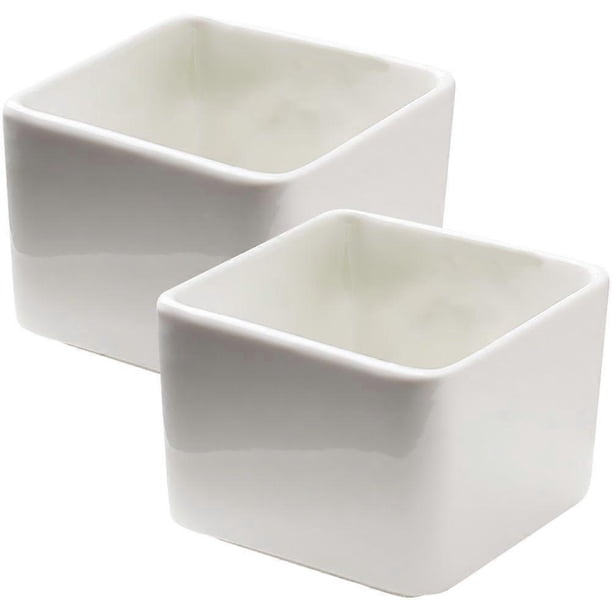 2pcs Dipping Bowls Sauce Dish Seasoning Plate Appetizer Dish Soy Sauce Dipping Cups