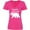 Hot Pink, variant on Inktastic Nana Bear in White Women's V-Neck T-Shirt