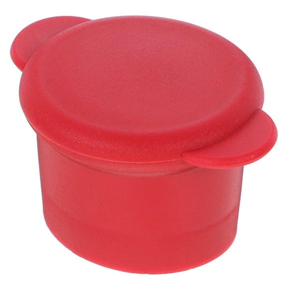 FRCOLOR 1Set Red Round Silicone Bottle Stopper For Sealing And Preserving Wines