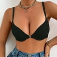 thumbnail image 4 of Product Category Bra Women’s Thin Solid Color Comfortable Breathable Push Up Front Button Without Underwire, 4 of 6