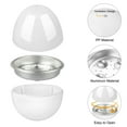 thumbnail image 3 of Microwave Egg Boiler, EEEkit Microwave Egg Maker, Rapid Easy ​Egg Cooker, Microwave Egg Steamer, Boiled Egg Poachers, White, 3 of 7