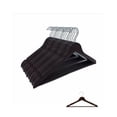 thumbnail image 1 of 100 Ganchos Para Ropa Madera Caoba Premium Ultra Resistentes, 1 of 6