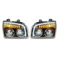 thumbnail image 3 of Kozak Compatible with T880 Full LED Performance Headlights Black Housing Assembly Set, 3 of 8