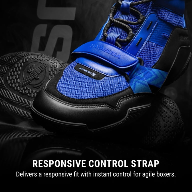 Hayabusa Boxing Shoes Blue Size 6 US Mens Lightweight Training Grip Athletic Gym Hayabusa Strike Boxing Shoes for men and women - Blue, 6  main image 2