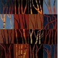 thumbnail image 2 of Altschuler, Gail 12x12 White Modern Wood Framed Museum Art Print Titled - Red Trees I, 2 of 4