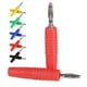 thumbnail image 5 of Conector Tipo Banana, A Prueba De Sacudidas ABS De Alta Confiabilidad+cobre Rojo Conexión Rápida De Conector Tipo Banana De 10 Piezas Para Electrónica, 5 of 7