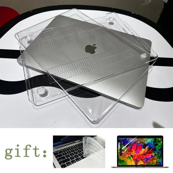 For Macbook Air 13 Laptop Case M1 A2337 Funda Mac book Air 13.6 15 M2 Pro 13 14 16 A2338 A2442 Crystal transparency Cover Shell Crystal transparent M2 Air13.6 A2681
