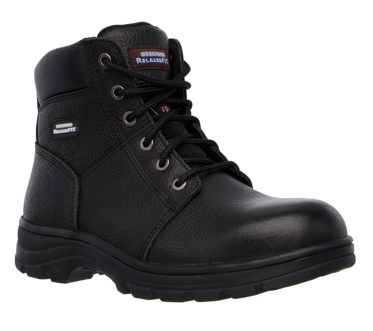 skechers for work men's workshire relaxed fit work steel toe boot