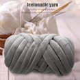 thumbnail image 4 of Chunky Yarn DIY Slipper Bag Spinning Hilo Hilo Anti-pilling (Gris oscuro) Sywqhk Libre de BPA, 4 of 6