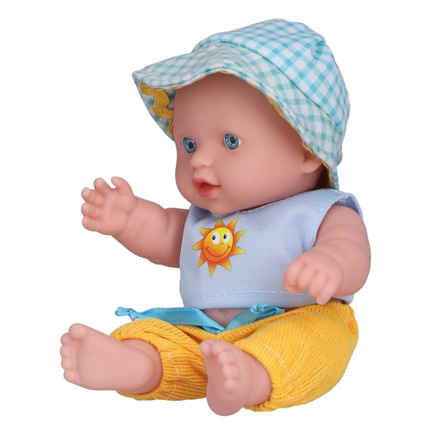 Muñeca Realista de Bebé Reborn de 8 Pulgadas, Cuerpo Completo de Vinilo, Muñecas Suaves para Bebés Recién Nacidos, Compañero de Juegos para Bebés