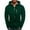 #1 Green, variant on KIHOUT Hoodies Men's Fashion Printed Sports Sweater Hooded Long Sleeve Zipper Pocket Sports Casual Top Coat DY/XL