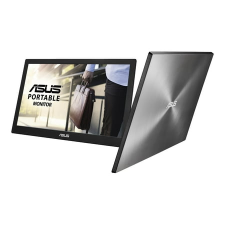 ASUS - 15.6" LED HD Monitor (USB) - Black