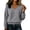 Gray 1, variant on Sweatshirts for Women V Neck Long Sleeve Pullover Sweat Shirts Loose Fit Long Sleeve Tops Lightweight Comfort to Wear