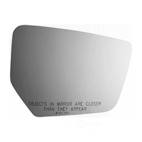 Burco Side View Mirror Replacement Glass with Motor Mount Plate - Clear Glass - 5563HRSG