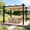 Khaki, variant on MELLCOM Retractable Pergola 10x13 ft, Dual Adjustable, UV Protection, Durable Aluminum Frame, Locking Straps and Screws for Backyard Deck, Gray