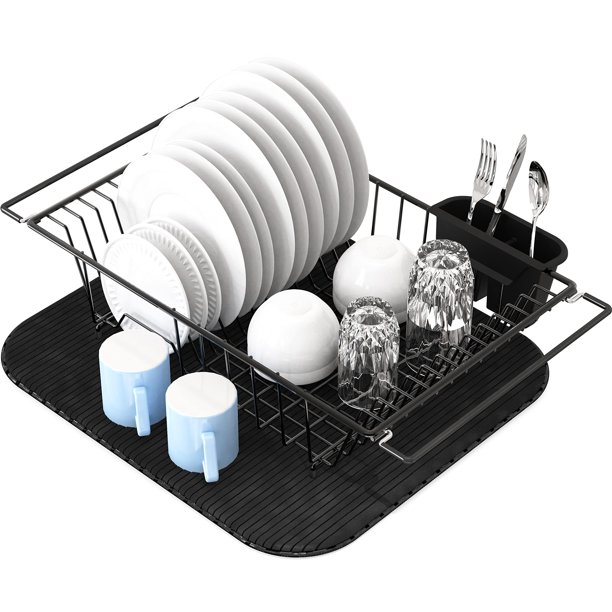 Simple Houseware Large Over Sink Counter Top Dish Drainer Drying Rack