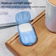 thumbnail image 4 of Seitruly 20 unids/caja de papel para lavar a mano, repuesto de Color sólido portátil, pícnic al aire libre, barbacoa, Camping, senderismo, accesorios Cuerpo del baño Azul Seitruly CE015681-04, 4 of 6