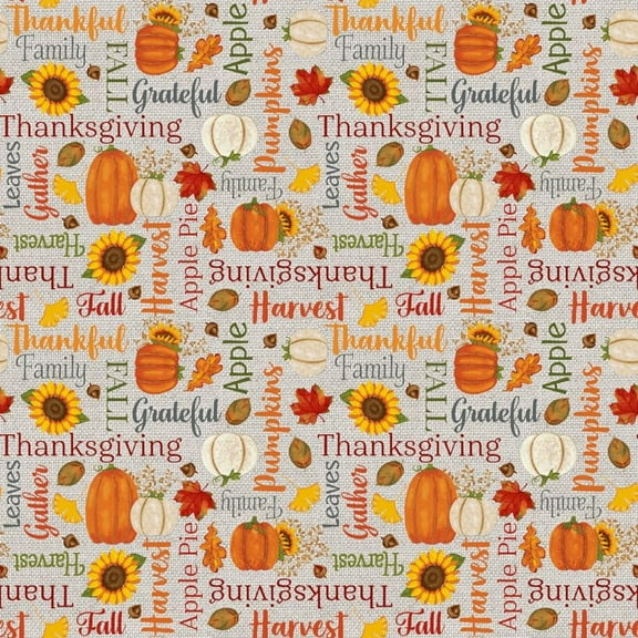Studio E, Thankful and Blessed Words Fabric