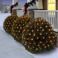 thumbnail image 2 of Indoor/Outdoor 150-Count Incandescent Christmas Net Lights, Clear, Green Wire, 6' x 4', by Holiday Time, 2 of 6