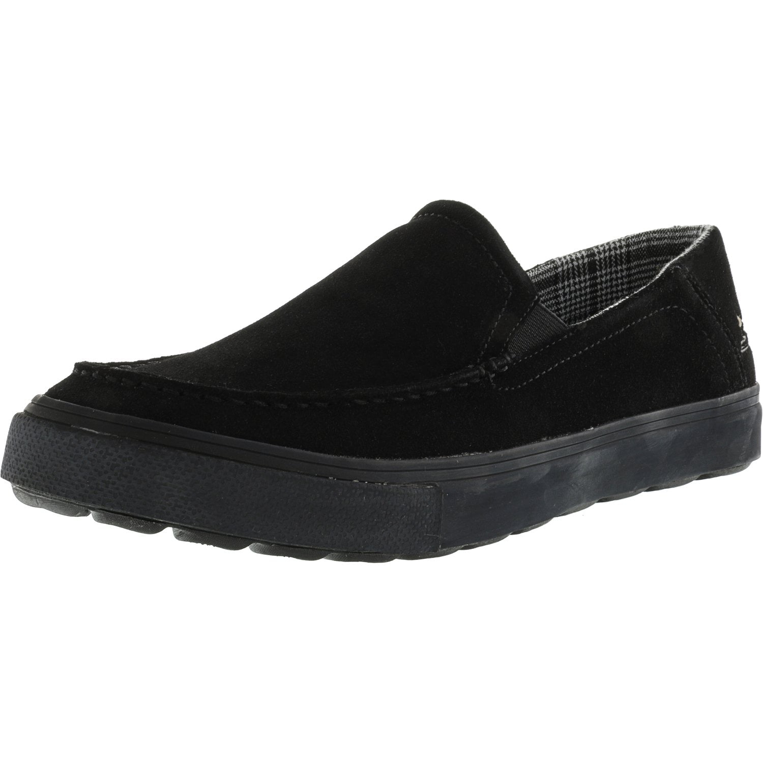 Skechers Men's Go Vulc Chill Black Ankle-High Suede Slip-On Shoes - 11M ...